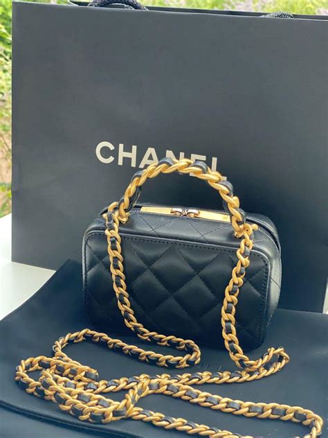 chanel o sac vanity a chaine